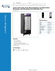 Avantco Refrigeration 178GDC23BC Specsheet