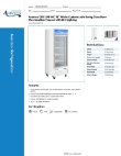 Avantco Refrigeration 178GDC24FHCW Specsheet