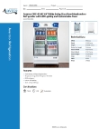 Avantco Refrigeration 178GDC40WC Specsheet Avantco Refrigeration 178GDC40WC Specsheet