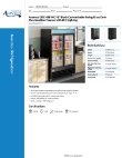 Avantco Refrigeration 178GDC49FHCB Specsheet Avantco Refrigeration 178GDC49FHCB Specsheet