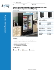 Avantco Refrigeration G1.2BM2F-HC BLACK Specsheet Avantco Refrigeration G1.2BM2F-HC BLACK Specsheet