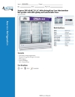 Avantco Refrigeration 178GDC69WC Specsheet Avantco Refrigeration 178GDC69WC Specsheet