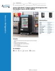 Avantco Refrigeration 178GDC9FHCB Specsheet Avantco Refrigeration 178GDC9FHCB Specsheet