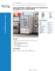 Avantco Refrigeration 178GDC9FHCW Specsheet Avantco Refrigeration 178GDC9FHCW Specsheet