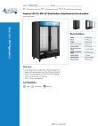 Avantco Refrigeration D1.2BM2F-ICE-HC BLACK Specsheet