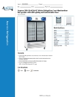 Avantco Refrigeration 178GDS33WC Specsheet