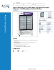Avantco Refrigeration 178GDS47WC Specsheet Avantco Refrigeration 178GDS47WC Specsheet