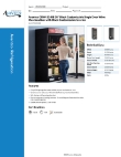 Avantco Refrigeration G648BMF-WINE-HC BLACK EXT BLACK INT Specsheet
