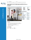 Avantco Refrigeration 178SS2R4HC Specsheet Avantco Refrigeration 178SS2R4HC Specsheet