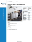 Avantco Refrigeration 178SSUC72RHC Specsheet Avantco Refrigeration 178SSUC72RHC Specsheet