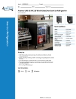 Avantco Refrigeration 178UBB1GHC Specsheet Avantco Refrigeration 178UBB1GHC Specsheet