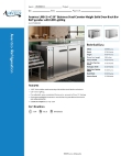 Avantco Refrigeration 178UBB2HCS Specsheet