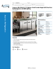 Avantco Refrigeration 178UBB378S Specsheet Avantco Refrigeration 178UBB378S Specsheet