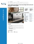 Avantco Refrigeration 178UBB3HCS Specsheet