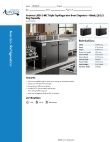 Avantco Refrigeration 178UDD23 Specsheet Avantco Refrigeration 178UDD23 Specsheet