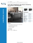 Avantco Refrigeration 178UDD2CT Specsheet Avantco Refrigeration 178UDD2CT Specsheet