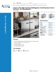 Avantco Refrigeration 178UDD2HCS Specsheet Avantco Refrigeration 178UDD2HCS Specsheet