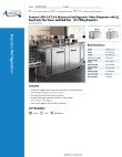 Avantco Refrigeration 178UDD3CTS8 Specsheet