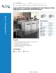 Avantco Refrigeration 178UDD4CTS6 Specsheet Avantco Refrigeration 178UDD4CTS6 Specsheet