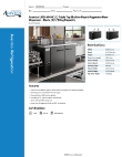 Avantco Refrigeration 178UDD606 Specsheet