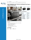 Avantco Refrigeration 178UDD608 Specsheet Avantco Refrigeration 178UDD608 Specsheet