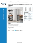 Avantco Refrigeration 178Z1R2A Specsheet