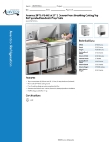 Avantco Refrigeration 178ZPT27HCA Specsheet Avantco Refrigeration 178ZPT27HCA Specsheet