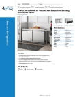 Avantco Refrigeration 178ZUC60FWMS Specsheet Avantco Refrigeration 178ZUC60FWMS Specsheet