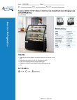 Avantco Refrigeration ARC-371Y DRY BLACK Specsheet Avantco Refrigeration ARC-371Y DRY BLACK Specsheet