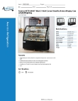 Avantco Refrigeration ARC-471Y DRY BLACK Specsheet Avantco Refrigeration ARC-471Y DRY BLACK Specsheet
