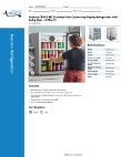 Avantco Refrigeration 360CRM5HCS Specsheet Avantco Refrigeration 360CRM5HCS Specsheet