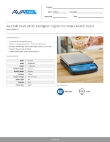 AvaWeigh 334PC20 Specsheet