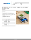 AvaWeigh 334PPC16 Specsheet