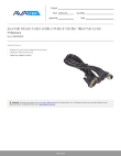 AvaTek 334RS232M2 Specsheet