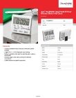 AvaTime 9142DT24H Specsheet