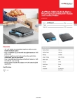 AvaWeigh PS-121-250 Specsheet