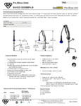 FAUCET PRERN DECK 1HOLE 12" SWNG 12" RSR 1.07 GPM spec sheet