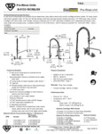 FAUCET PRERN WALL 8"C 10"RSR 16"SWNG 1.07 GPM spec sheet