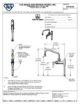 T&S B-0155-05 Specsheet T&S B-0155-05 Specsheet