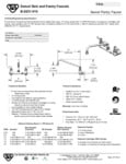 FAUCET WALL 8" PANTRY DBL 12" SWING-LVR-1.5GPM spec sheet