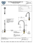 FAUCET DECK MT SNGL GNECK 0.5 GPM FAUCET DECK MT SNGL GNECK 0.5 GPM