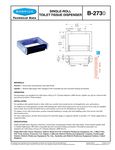 Specifications Sheet 