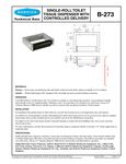 Specifications Sheet Specifications Sheet