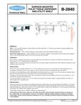 Specifications Sheet 
