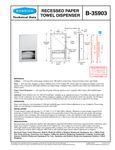 Specifications Sheet Specifications Sheet