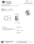 	 ADAPTER 2" NPT FEMALE X 1-1/2" BSP MALE spec sheet