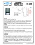 Specifications Sheet Specifications Sheet