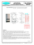 Specification Sheet Specification Sheet