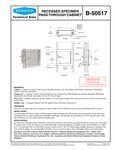 Bobrick 50517 spec sheet Bobrick 50517 spec sheet