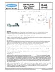 Specifications Sheet Specifications Sheet